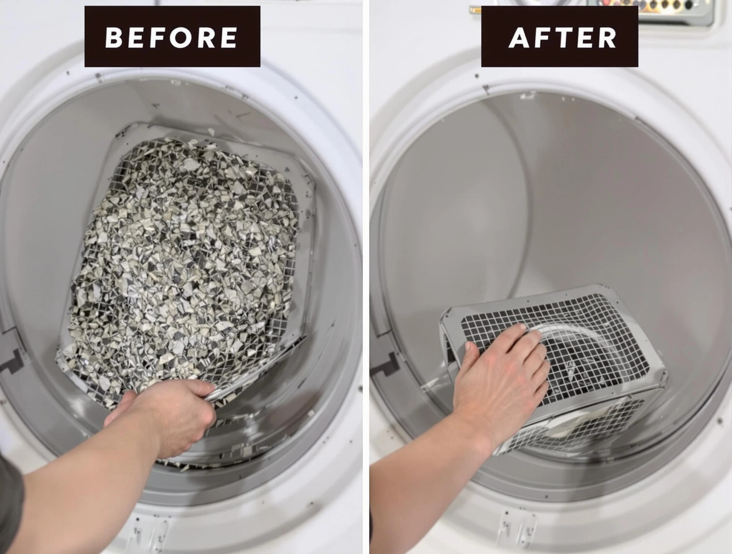 Professional lint trap cleaning by Somerville Dryer Vent Cleaning in Somerville