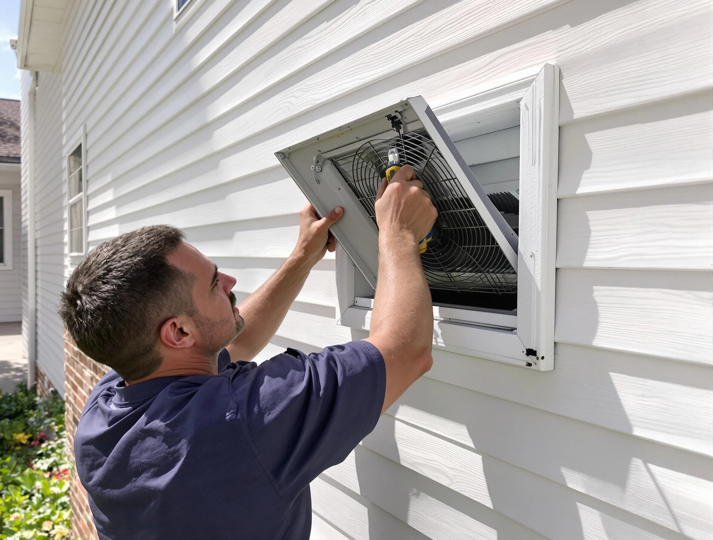 Dryer Vent Cover Replacement in Somerville