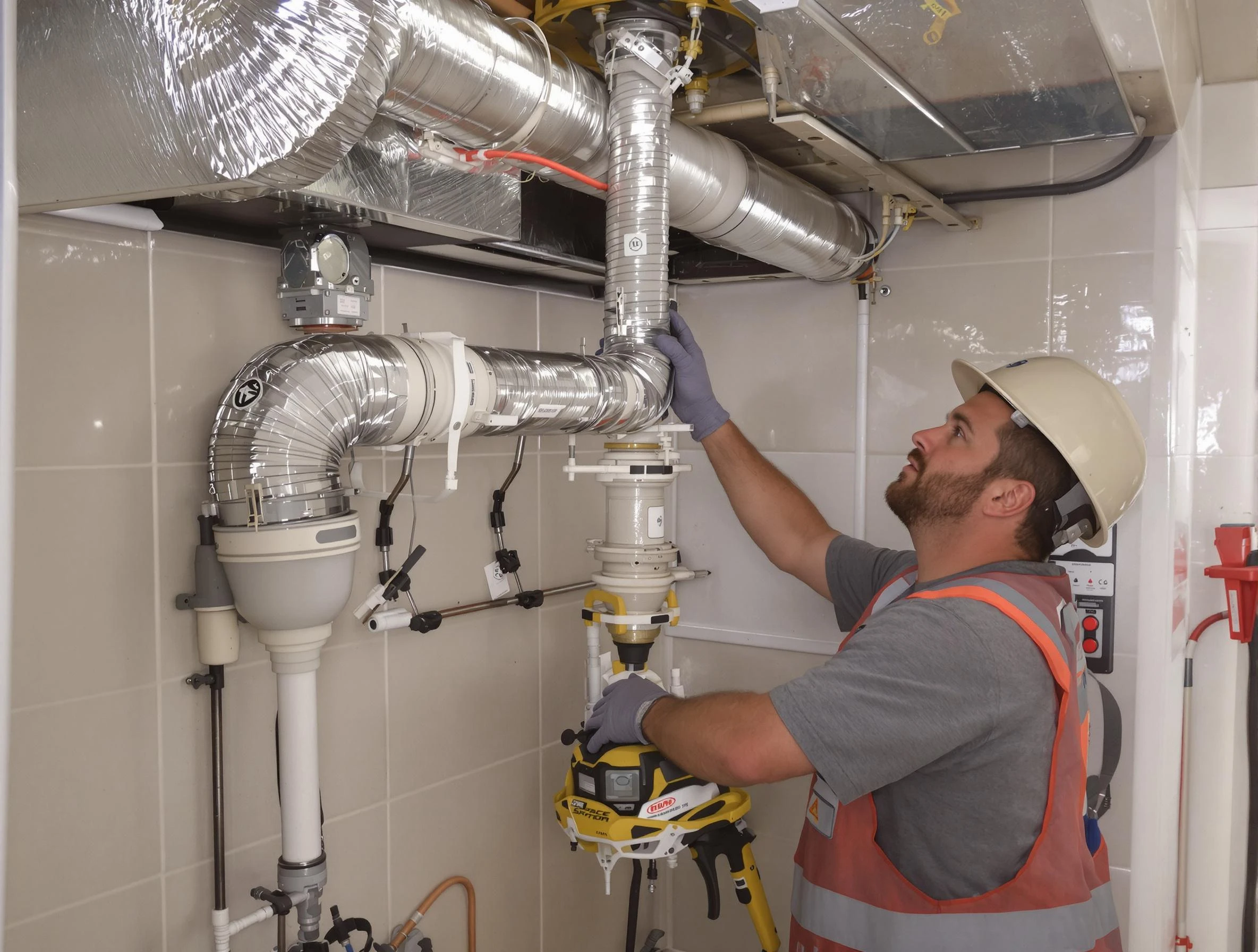 Somerville Dryer Vent Cleaning expert performing professional dryer vent repair and installation in Somerville
